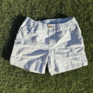 Chubbies Women's Medium Light Gray Chino Shorts Relaxed Fit Casual Comfort